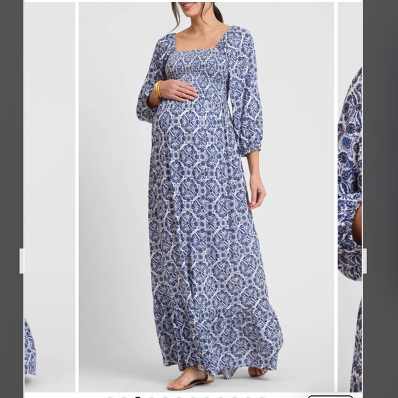 Seraphine maternity maxi dress size 4 - Picture 7 of 9